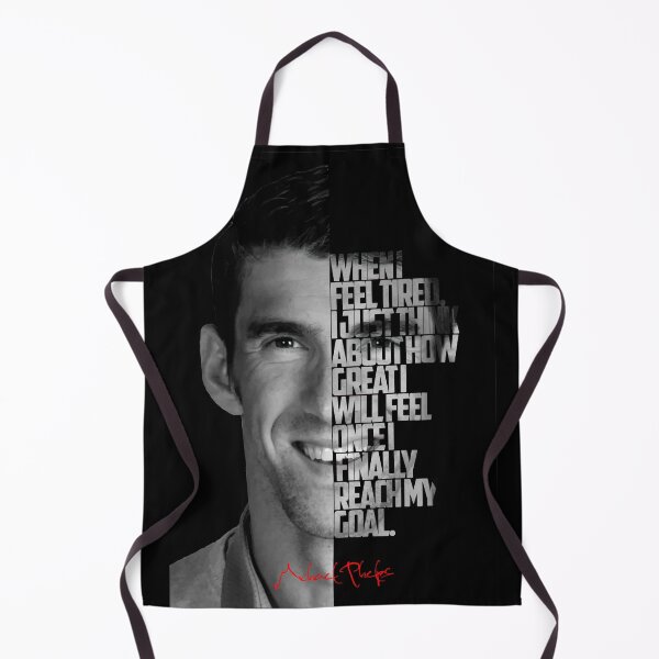 Item preview, Black and white Michael Phelps quote. designed and sold by Enea Kelo.