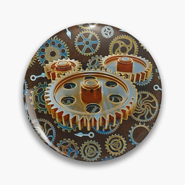 Item preview, Mechanism pattern retro colored cool designed and sold by umfhn.