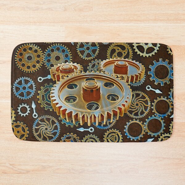 Item preview, Mechanism pattern retro colored cool designed and sold by umfhn.
