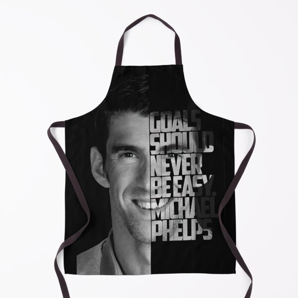 Item preview, Black and white Michael Phelps quote. designed and sold by Enea Kelo.