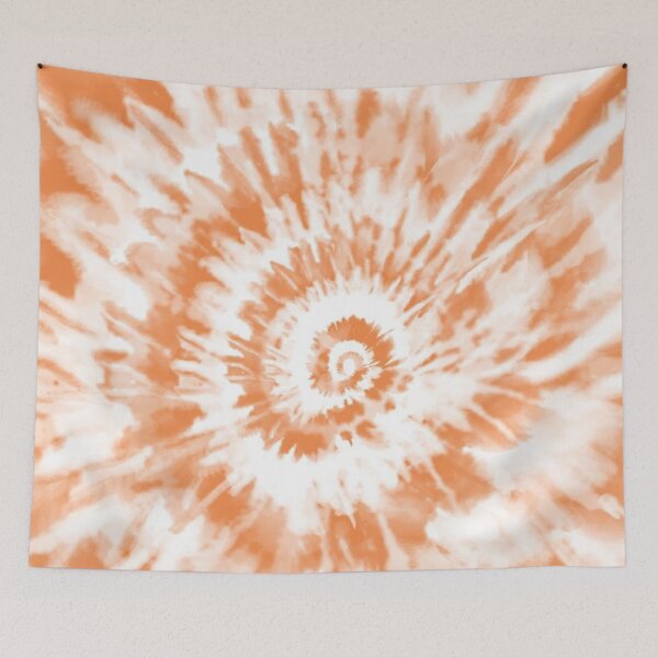 Item preview, Orange tie dye tapestries tapestry designed and sold by Mattingame.