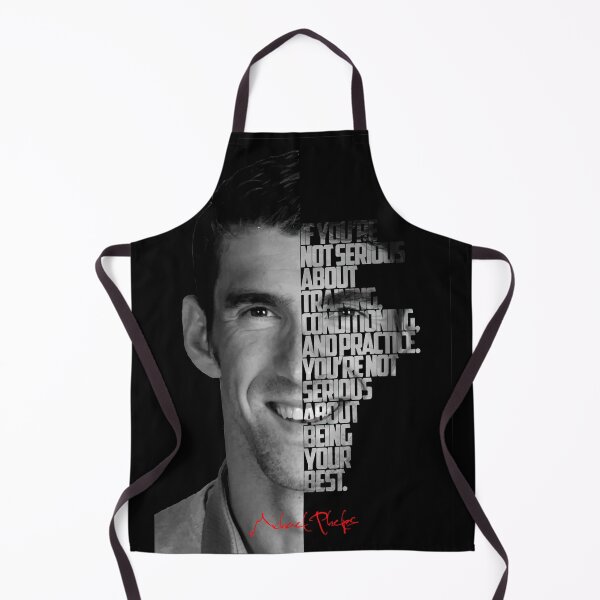 Item preview, Black and white Michael Phelps quote. designed and sold by Enea Kelo.