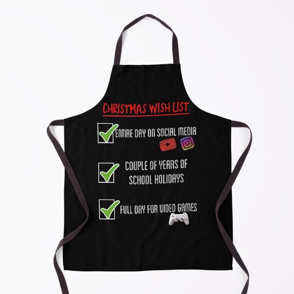 Item preview, My Christmas checklist, social media, video games designed and sold by Boss  Bubble.