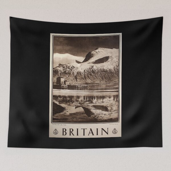 Item preview, Britain retro poster designed and sold by CorasPosters.