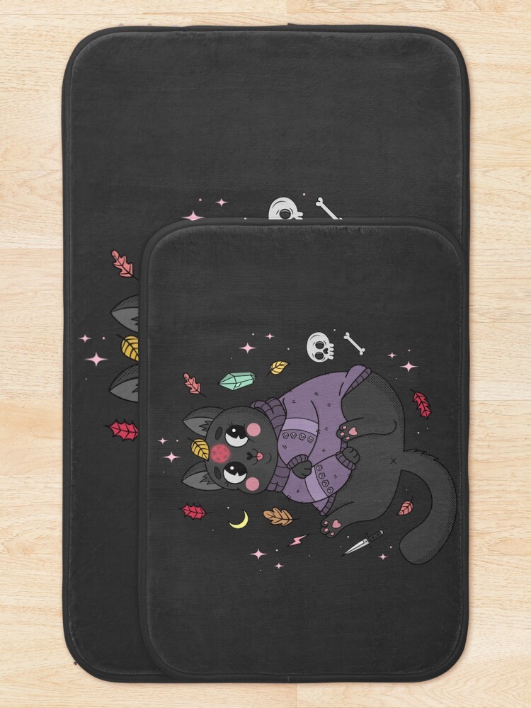Alternate view of FALL KITTY Bath Mat