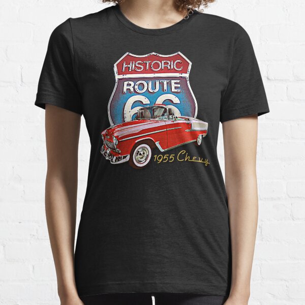 1955 Chevy Bel Air Vintage Retro Classic Car Street Hot Rod Antique Route 66 Design Essential T-Shirt