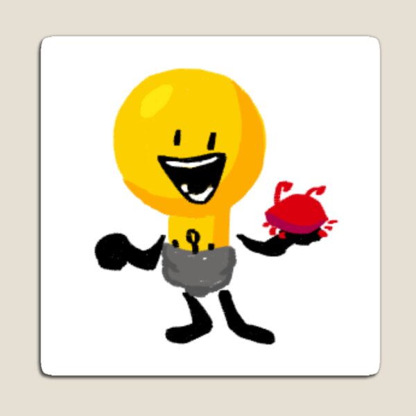 Inanimate Insanity Lightbulb bfdi mouth Pin for Sale by JELLYZFISHYZ