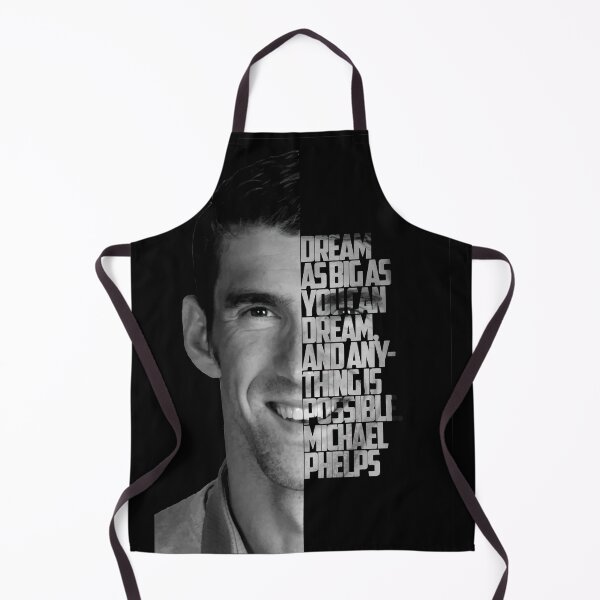 Item preview, Black and white Michael Phelps quote. designed and sold by Enea Kelo.