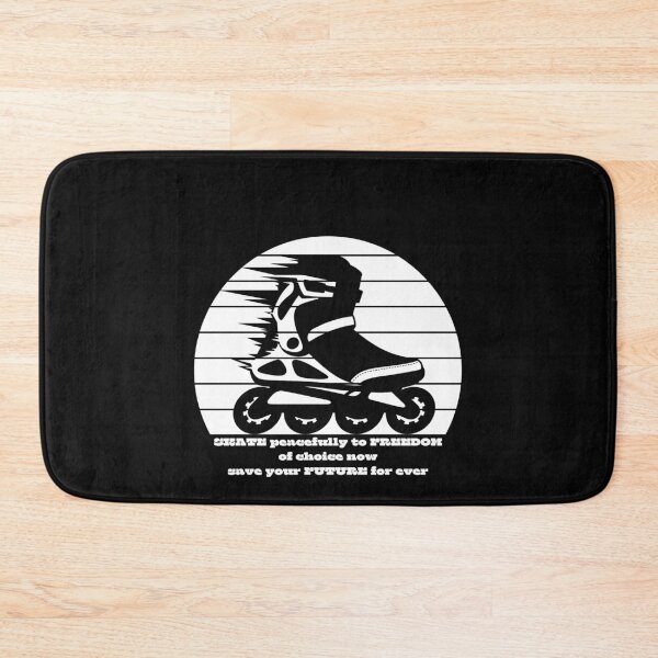 Item preview, Skate peacefully to freedom of choice now save your future for ever Roller Birthday Gift designed and sold by GBDesigner.