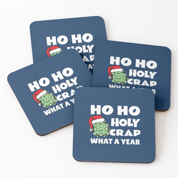 Item preview, Ho Ho Holy Crap What A Year | Funny Quarantine Christmas designed and sold by NikStore.