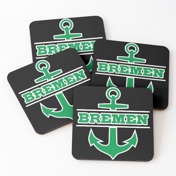 Item preview, Anchored in Bremen (lettering Bremen in the anchor in the colors green and white) designed and sold by froggy-stylecom.