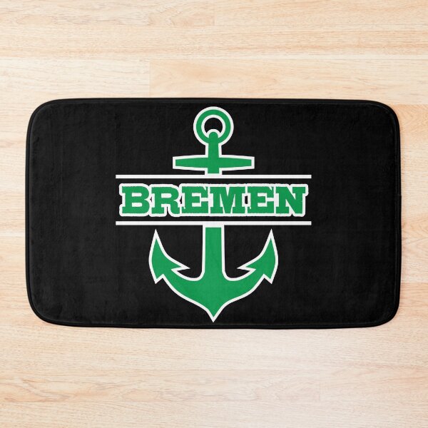 Item preview, Anchored in Bremen (lettering Bremen in the anchor in the colors green and white) designed and sold by froggy-stylecom.
