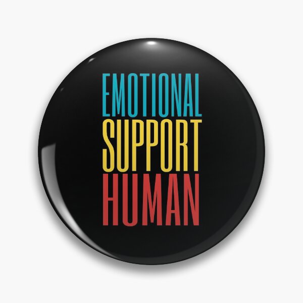 Item preview, Emotional Support Human Retro designed and sold by jacks-tees.