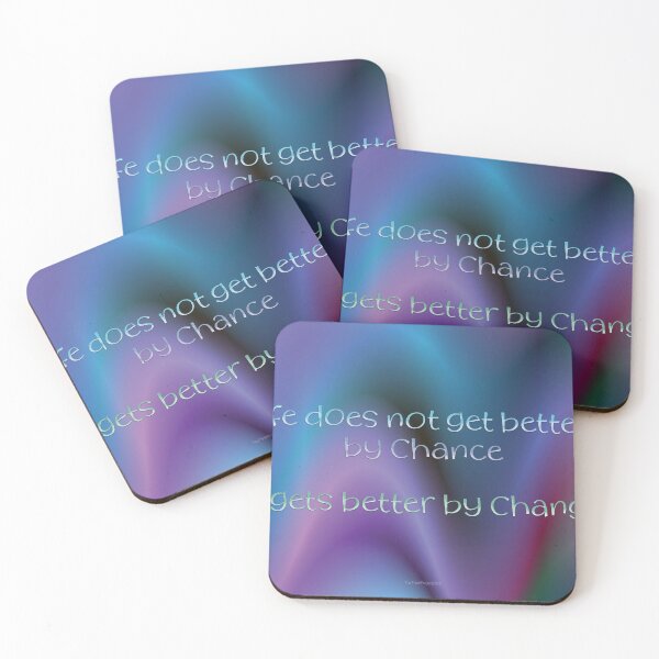 Item preview, Life does not get better by chance designed and sold by DE Sheridan.
