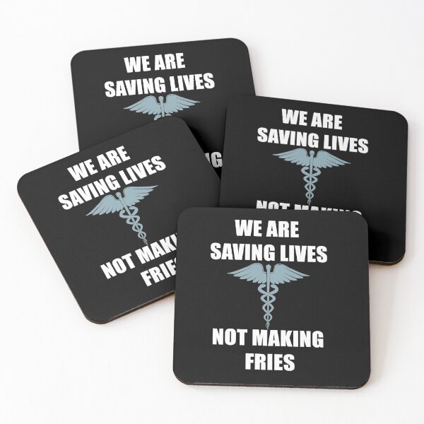 Item preview, We are saving lives, not making fries designed and sold by Jungleboy815.