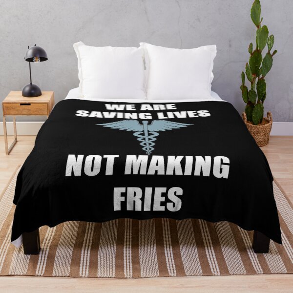 Item preview, We are saving lives, not making fries designed and sold by Jungleboy815.