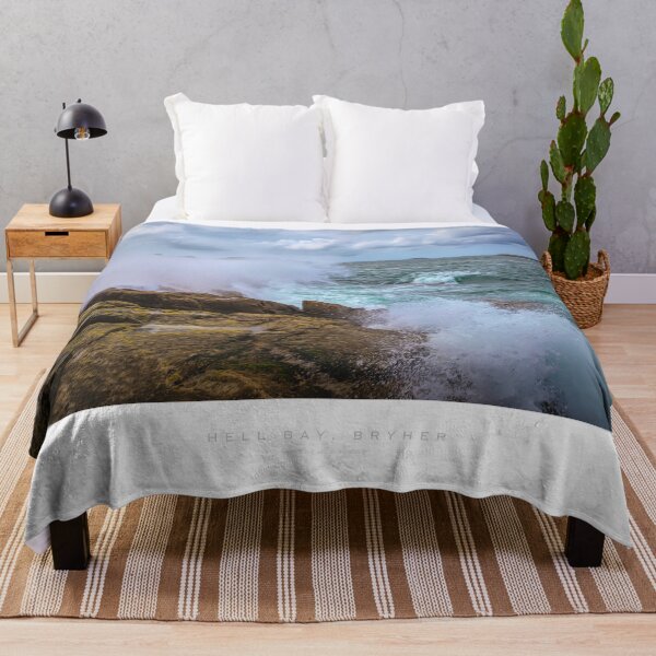 Item preview, Painterly image of coast at Hell Bay, Isles of Scilly designed and sold by andrewroland.