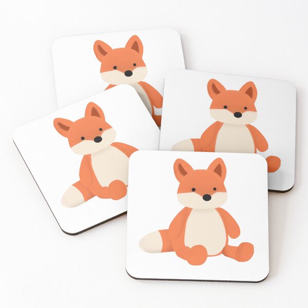 Item preview, Cute Stuffed Fox designed and sold by ViolettLight.