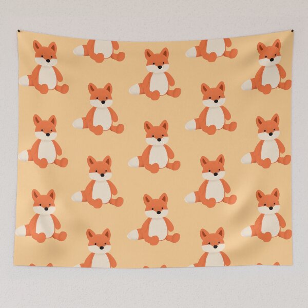 Item preview, Cute Stuffed Fox designed and sold by ViolettLight.