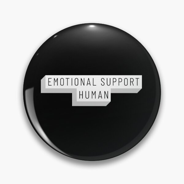 Item preview, Emotional Support Human 3D Text designed and sold by jacks-tees.
