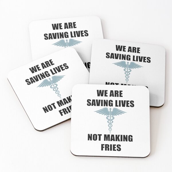 Item preview, We are saving lives, not making fries designed and sold by Jungleboy815.