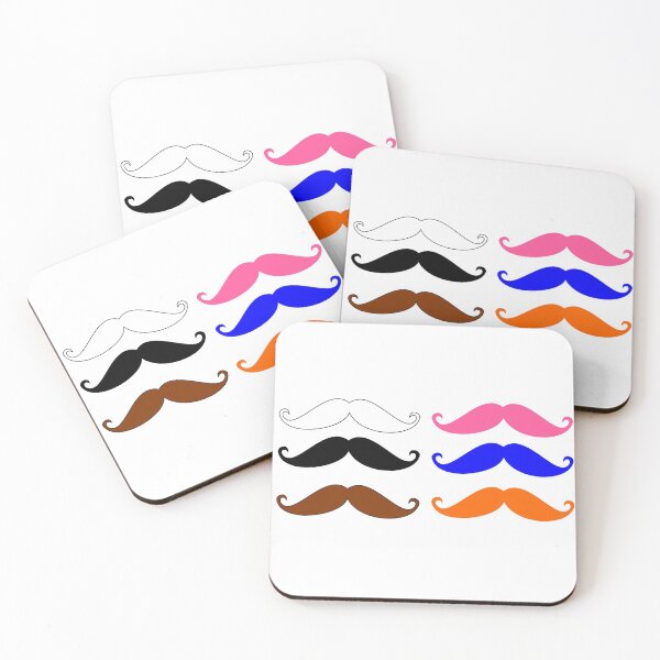 Item preview, Essential pack of multiple colour moustache designed and sold by Deegital18.