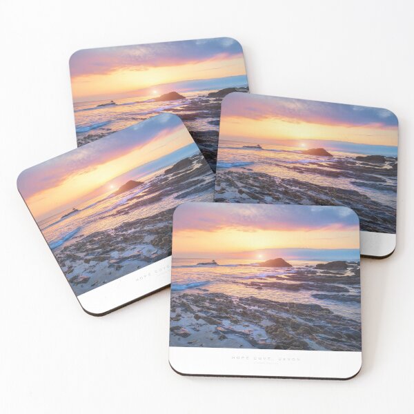 Item preview, Painterly image of coast at Hope Cove, Devon designed and sold by andrewroland.
