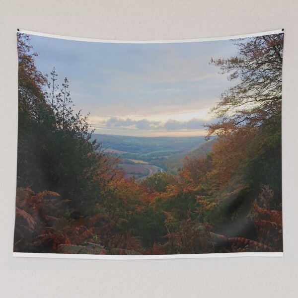 Item preview, Absolutely gorgeous autumn views in the forest over the Wye Valley designed and sold by rosiebeeston.