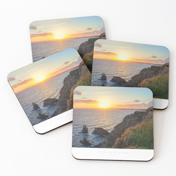 Item preview, Painterly image of coast at Hope Cove, Devon designed and sold by andrewroland.