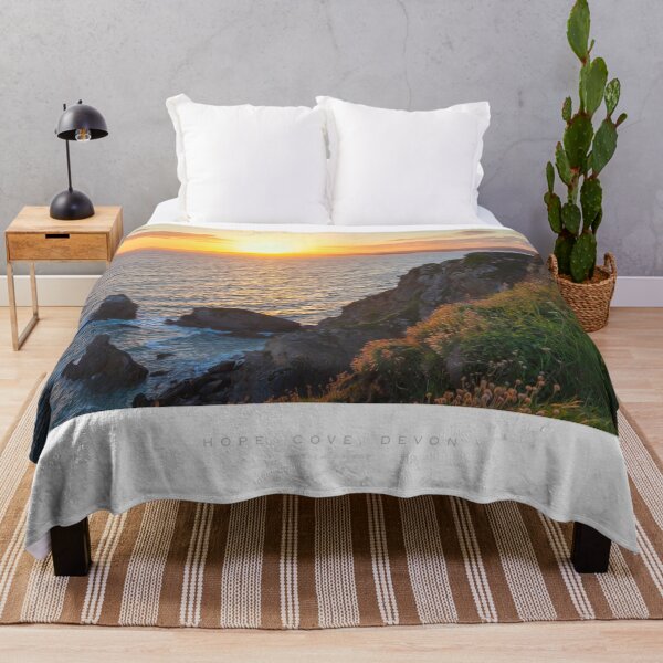 Item preview, Painterly image of coast at Hope Cove, Devon designed and sold by andrewroland.