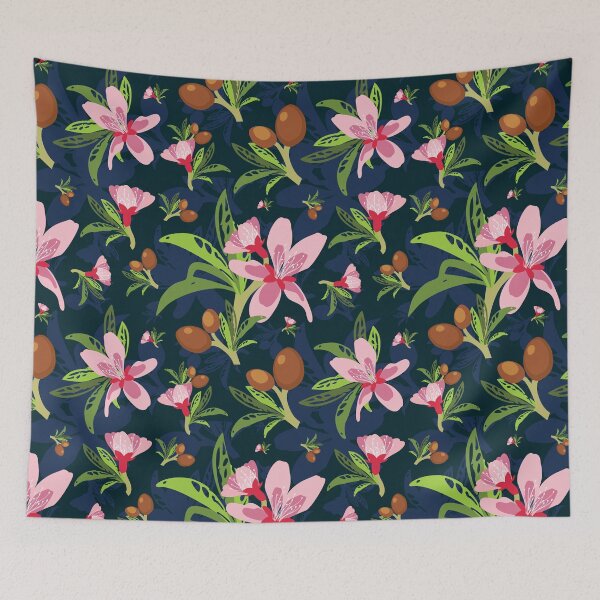 Item preview, Almond  Blossom Garden Pattern designed and sold by lanolga.