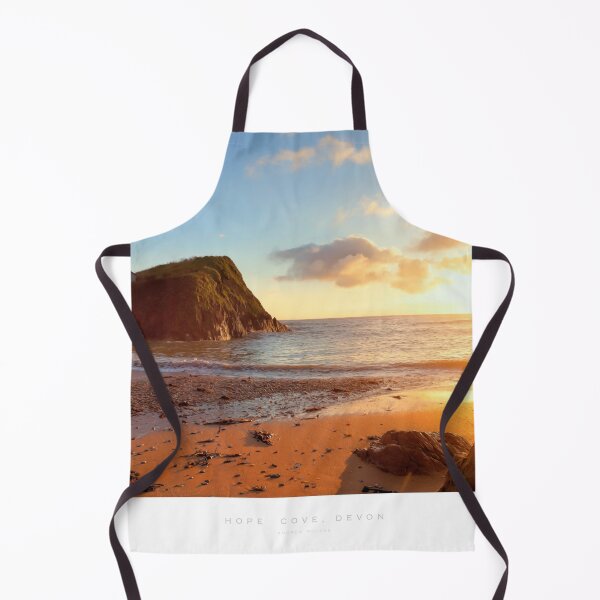 Item preview, Painterly image of coast at Hope Cove, Devon designed and sold by andrewroland.