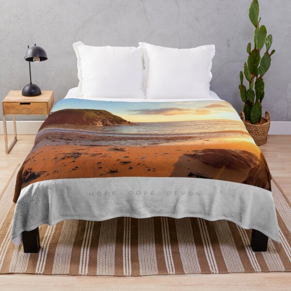 Item preview, Painterly image of coast at Hope Cove, Devon designed and sold by andrewroland.