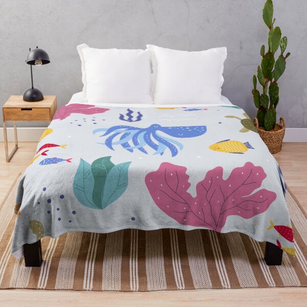 Item preview, UNDERWATER PATTERN - OCEAN-MARINE LIFE designed and sold by ildafdhome.