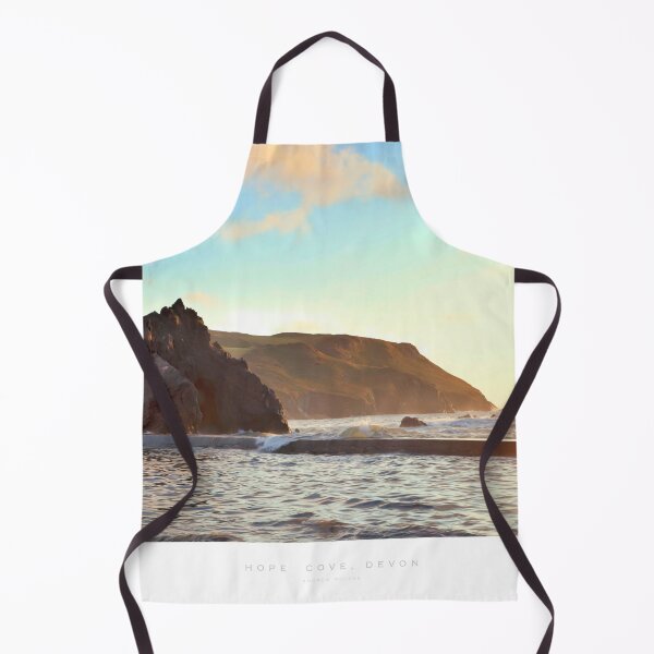 Item preview, Painterly image of coast at Hope Cove, Devon designed and sold by andrewroland.