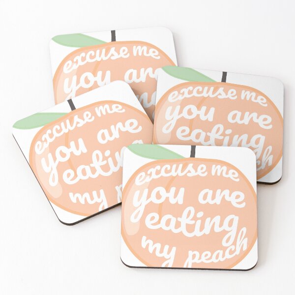 Item preview, Ratched- Excuse Me You're Eating My Peach Sticker designed and sold by ThirTee.