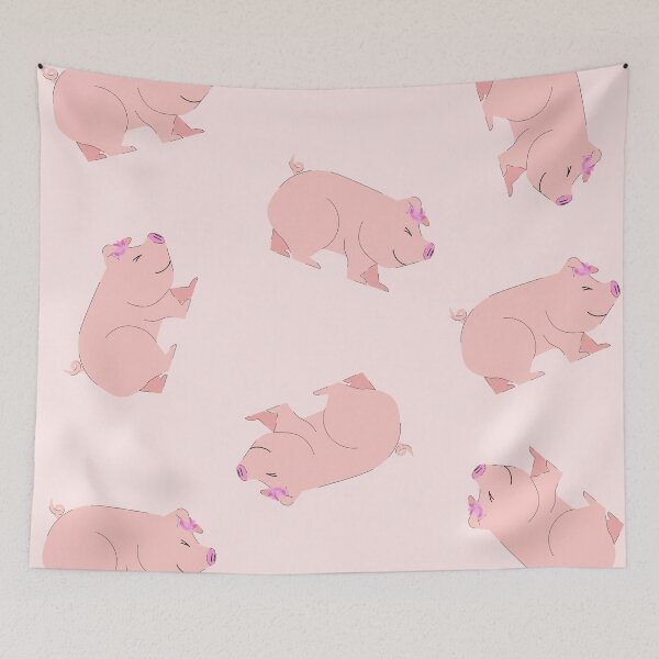 Item preview, Pink Pig Patterns designed and sold by AnnaAndVibes.