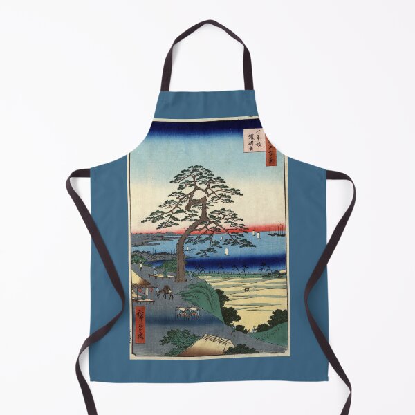 Item preview, Armor Hanging Pine Hakkeizaka - Hiroshige Ando - 1856 - woodcut designed and sold by CrankyOldDude.