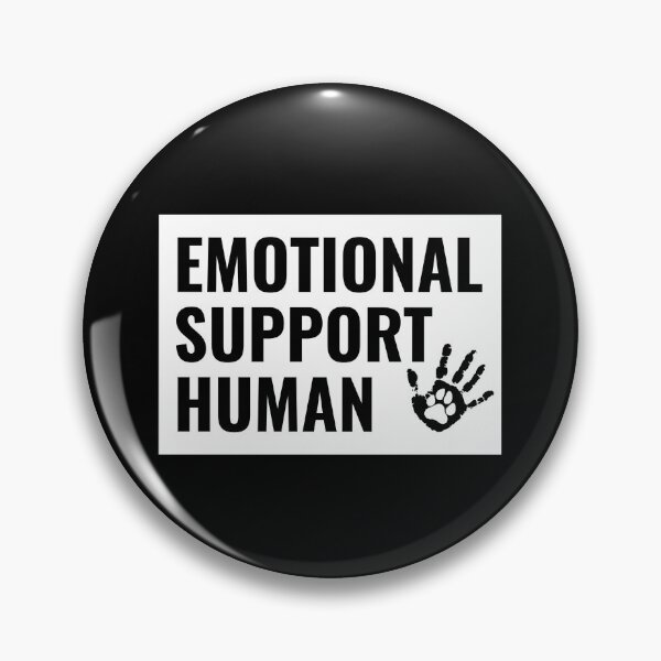 Item preview, Emotional Support Human Hand Paw Print designed and sold by jacks-tees.