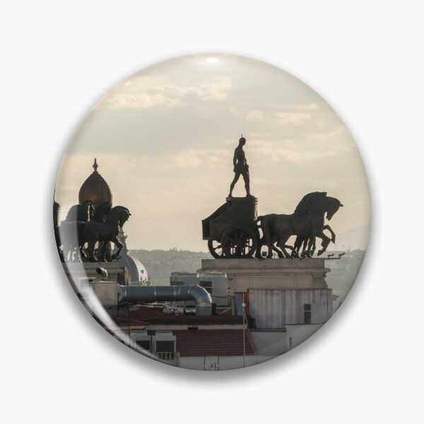 Item preview, Quadrigas Warriors and Rooftops - a Triumphal Ride over Marvelous Madrid Spain designed and sold by Georgia Mizuleva.