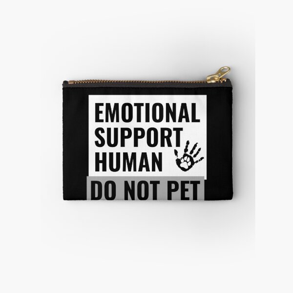 Item preview, Apoyo emocional Huella de pata de mano humana No acariciar designed and sold by jacks-tees.