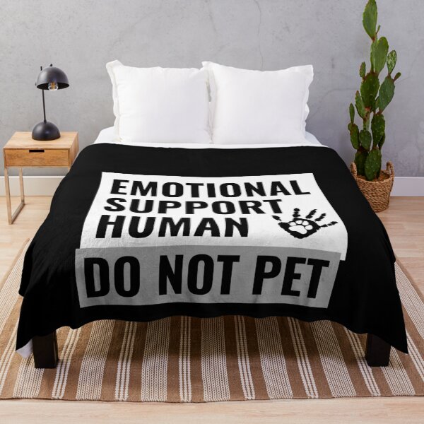 Item preview, Apoyo emocional Huella de pata de mano humana No acariciar designed and sold by jacks-tees.