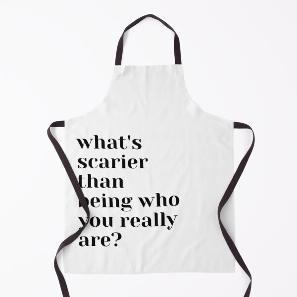 Item preview, What's Scarier Than Being Who You Really Are? Quote Print designed and sold by kirstenovich.