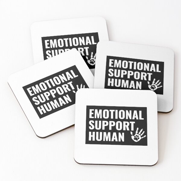 Item preview, Emotional Support Human Hand Paw Print Do Not Pet designed and sold by jacks-tees.