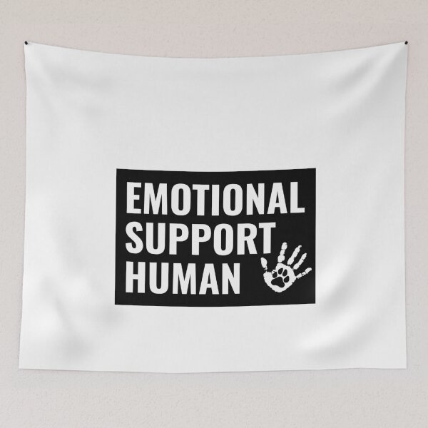 Item preview, Emotional Support Human Hand Paw Print Do Not Pet designed and sold by jacks-tees.