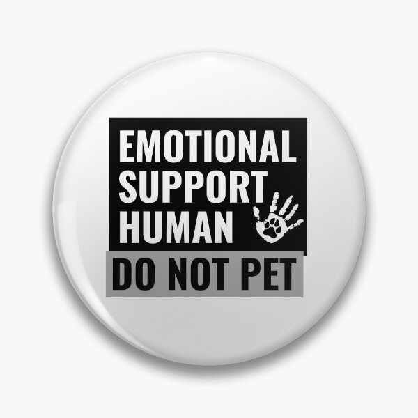 Item preview, Emotional Support Human Hand Paw Print Do Not Pet designed and sold by jacks-tees.