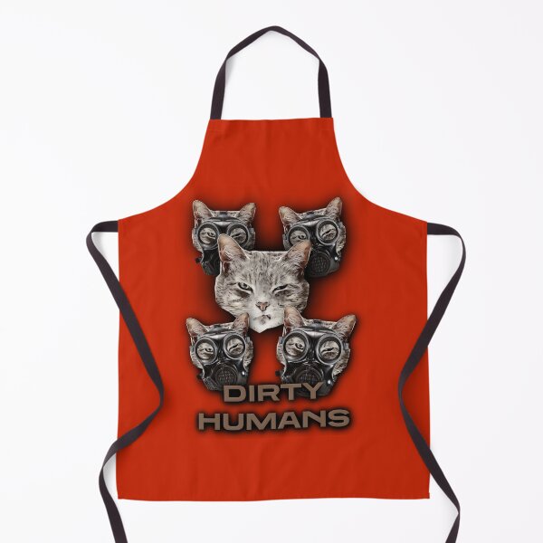 Item preview, Dirty humans, mask wearing funny cat and kittens. designed and sold by Matthew Gosling.