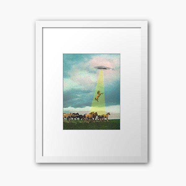 Item preview, They too love horses // Aliens abducting horses designed and sold by MsGonzalez.