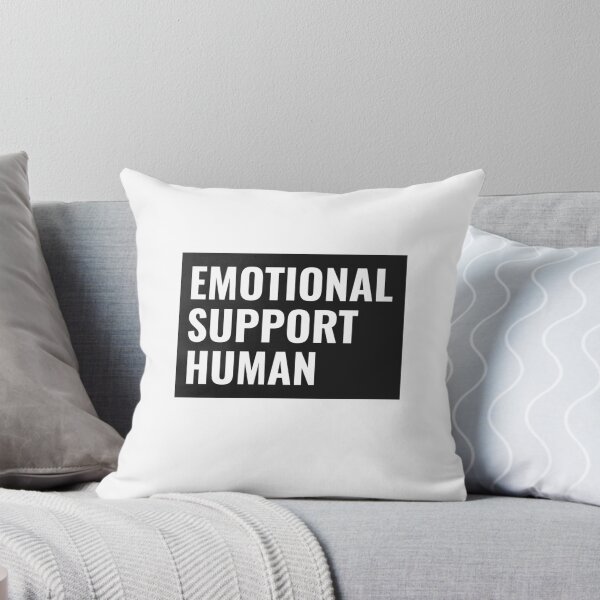 Item preview, Emotional Support Human Text Black designed and sold by jacks-tees.