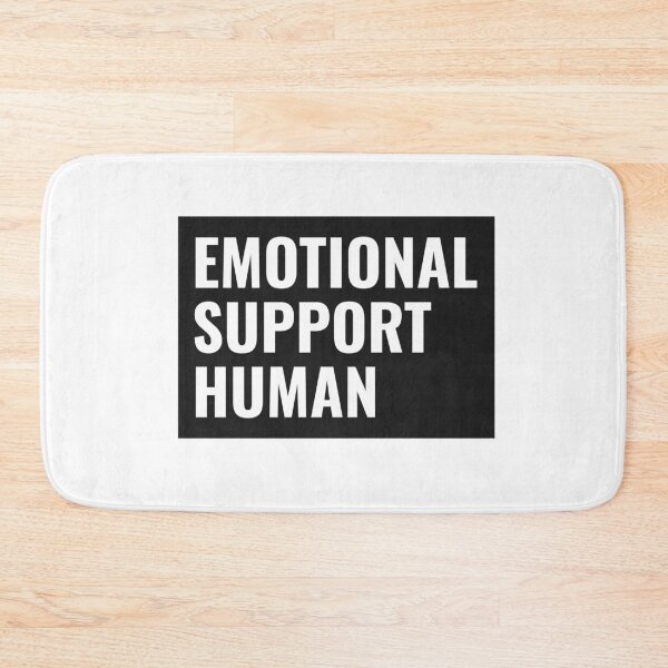 Item preview, Emotional Support Human Text Black designed and sold by jacks-tees.